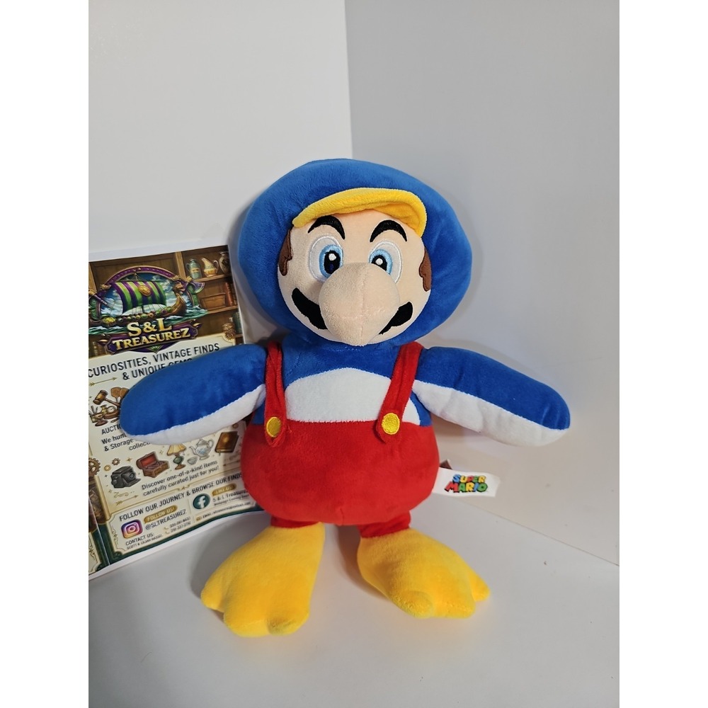 Nintendo Super Mario Penguin Plush 11" Tall‎